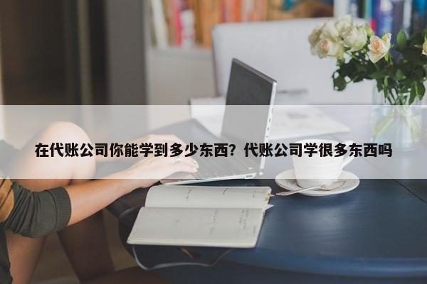 在代账公司你能学到多少东西？代账公司学很多东西吗