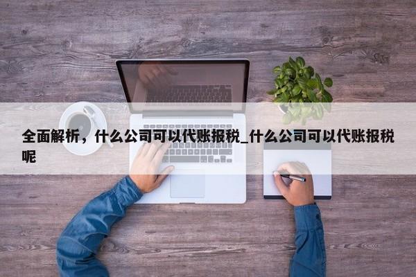 全面解析，什么公司可以代账报税_什么公司可以代账报税呢