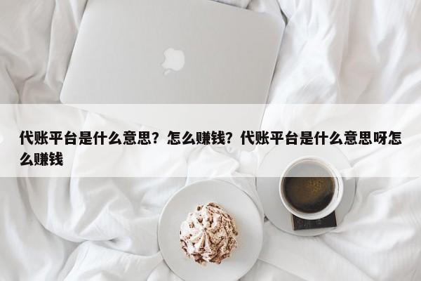 代账平台是什么意思？怎么赚钱？代账平台是什么意思呀怎么赚钱