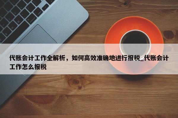 代账会计工作全解析，如何高效准确地进行报税_代账会计工作怎么报税